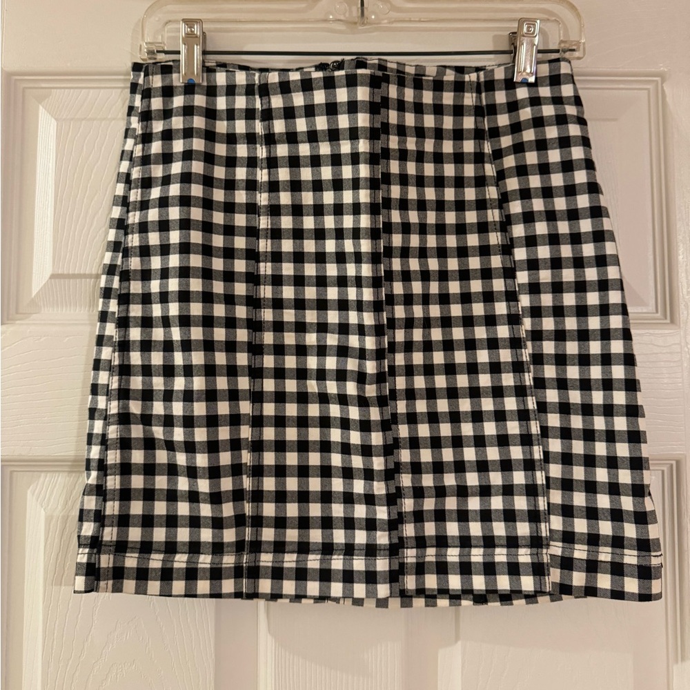 Free People Gingham Skirt